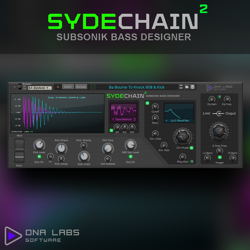 Sydechain Subsonik Bass Designer 2 — DNA Labs Software